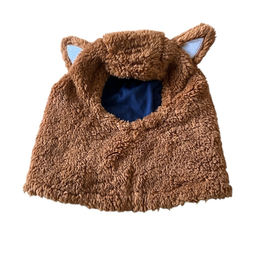 Toby Faux Fur animal pull over hat. (2-4 years). Unisex